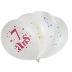 Ballon Gonflable Chiffre Joyeux Anniversaire X8