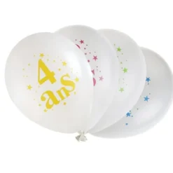 Ballon Gonflable Chiffre Joyeux Anniversaire X8