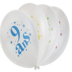 Ballon Gonflable Chiffre Joyeux Anniversaire X8