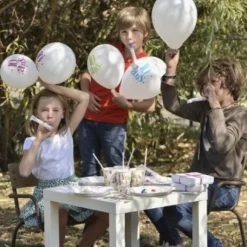 Ballon Gonflable Chiffre 4 Joyeux Anniversaire X8