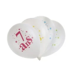 Ballon Gonflable Chiffre 7 Joyeux Anniversaire X8
