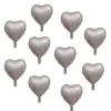Ballon Gonflable Coeur Argent 20Cm X 100 Pi Ces