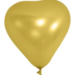 Ballon Gonflable Coeur Or 20Cm X 100 Pi Ces