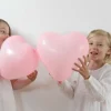 Ballon Gonflable Coeur Rose X 8 Pi Ces