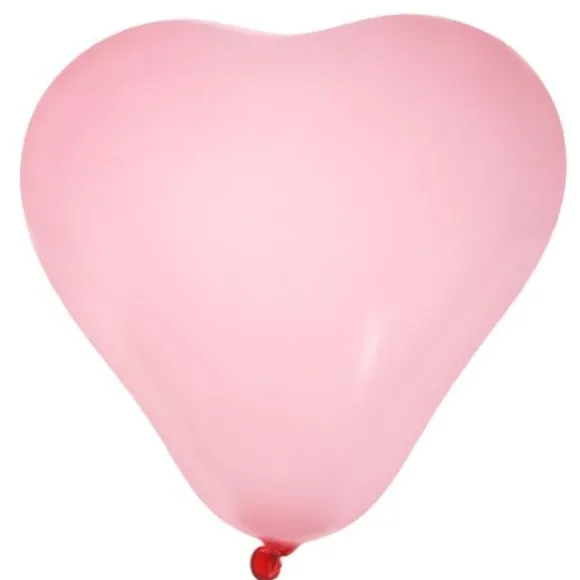 Ballon Gonflable Coeur Rose X 8 Pi Ces