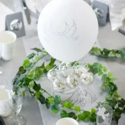 Ballon Gonflable Colombe Blanc X8 Pi Ces