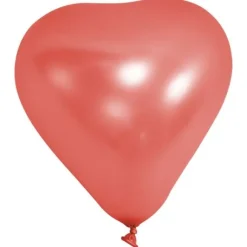 Ballon Gonflable En Forme De Coeur Rouge 20Cm X 100 Pi Ces