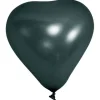 Ballon Gonflable En Forme De Coeur Noir 20Cm X 10 Pi Ces