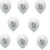 Ballon Gonflable Note De Musique Blanc X 8