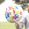 Ballon Joyeux Anniversaire Festif 45 Cm