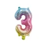 Ballon Mylar Chiffre 3 Iris Pastel 36 Cm