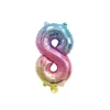 Ballon Mylar Chiffre 8 Iris Pastel 36 Cm