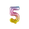 Ballon Mylar Chiffre 5 Iris Pastel 36 Cm