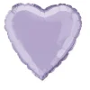 Ballon Mylar Coeur Mauve 45 Cm