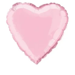 Ballon Mylar Coeur Rose 45 Cm