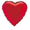 Ballon Mylar Coeur Rouge 45 Cm