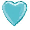 Ballon Mylar Coeur Turquoise 45 Cm