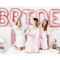 Ballon Mylar G Ant Bride Rose Gold