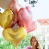 Ballon Mylar G Ant Coeur Or 75Cm