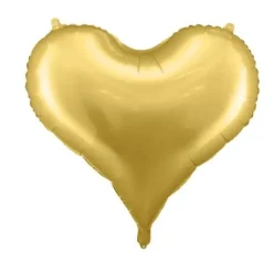 Ballon Mylar G Ant Coeur Or 75Cm