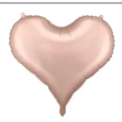 Ballon Mylar G Ant Coeur Rose Gold 75Cm