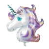 Ballon Mylar Licorne Pastel