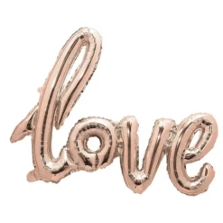 Ballon Mylar Love Rose Gold