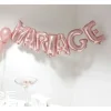 Ballon Mylar Mariage Rose Gold