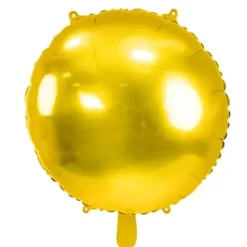 Ballon Mylar Rond Or 45 Cm