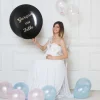 Ballon Noir Gender Reveal Fille G Ant
