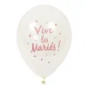 Ballon Vive Les Mari S Nacr Rose Gold X6