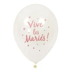 Ballon Vive Les Mari S Nacr Rose Gold X6