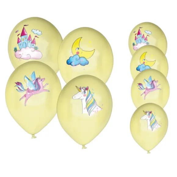 Ballons Gonflables Licornes 30Cm X8Pcs