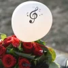 Ballons Mariage Musique Blanc 23 Cm X 8 Pi Ces