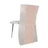 Bande De Dentelle Rose Pour Housse De Chaise X 3 Pi Ces