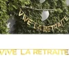 Banderole Vive La Retraite