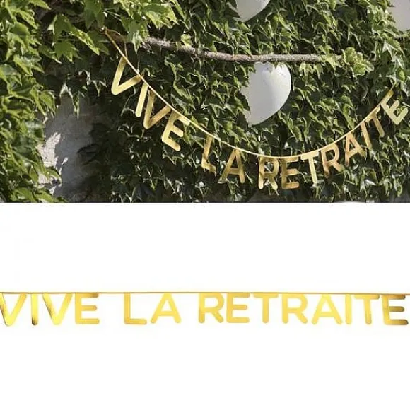 Banderole Vive La Retraite