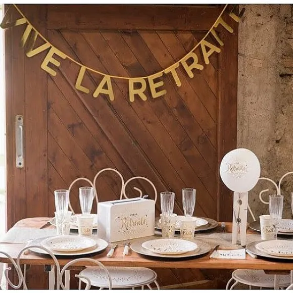 Banderole Vive La Retraite