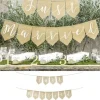 Banniere Just Married En Toile De Jute