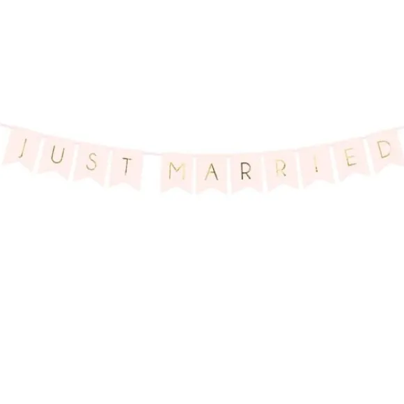 Banniere Just Married Rose Claire