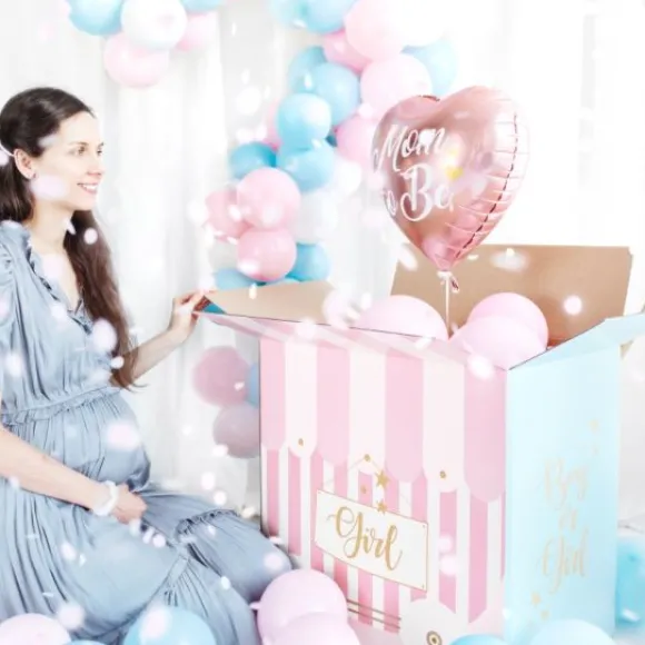 Bo Te Ballons Pour Annoncer Sexe Du B B Fille Ou Gar On 60 X 40 X 60 Cm