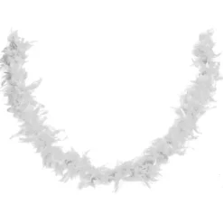 Boa Plumes Blanc