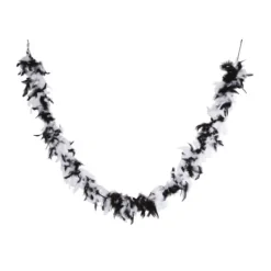 Boa Plumes Noir Et Blanc