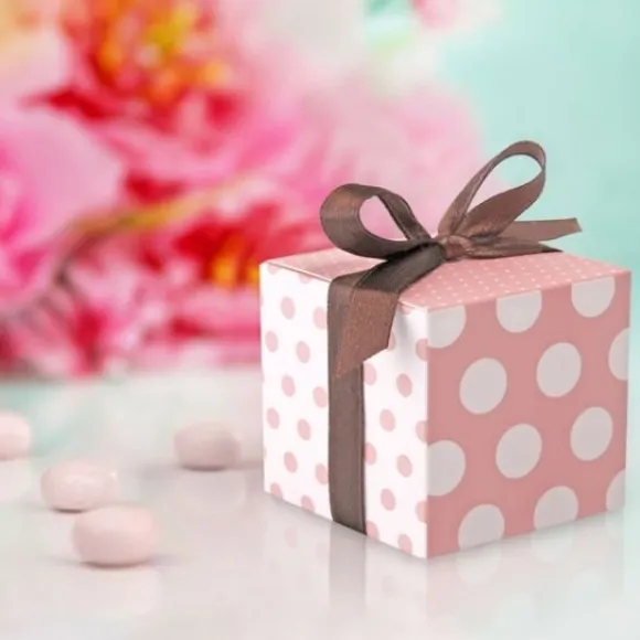 Boite A Drag Es Bapt Me A Pois Rose X 10 Pi Ces