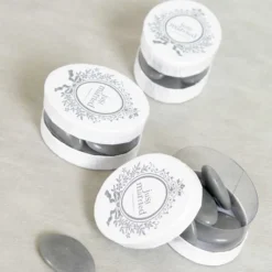 Boite A Dragee Just Married Blanc X6