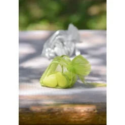 Boite A Dragees Coeur En Organza Rouge X 4 Pi Ces