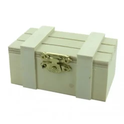 Boite A Dragees En Bois Rectangle