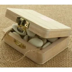 Boite A Dragees En Bois Valisette