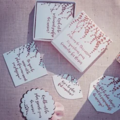 Boite De Jeu De 35 Cartes Lanceur De Discussion Rose Gold