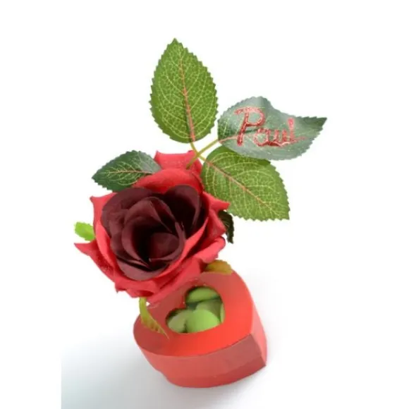 Boite Drag Es Coeur Rouge X4